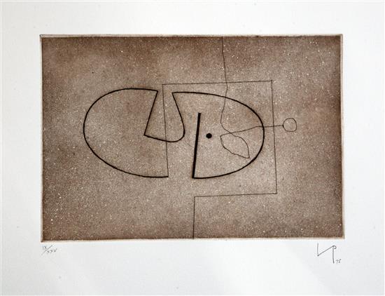 Portfolio of Prints by British Artists 1975 Sandra Blow, Terry Frost, Victor Pasmore, John Piper, 27 x 19in.